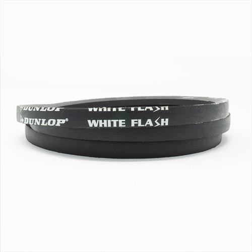 Dunlop White Flash B Section V Belts (17mm Top Width) B87-WHT-DUN - Dunlop 'White Flash' V Belts are manufactured using a combination of Natural and Styrene Butadiene Rubber